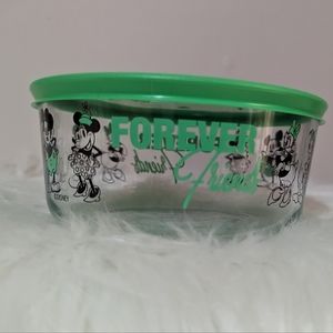 Disney Friends ForeverPyrex Glass Food Storage Container New!